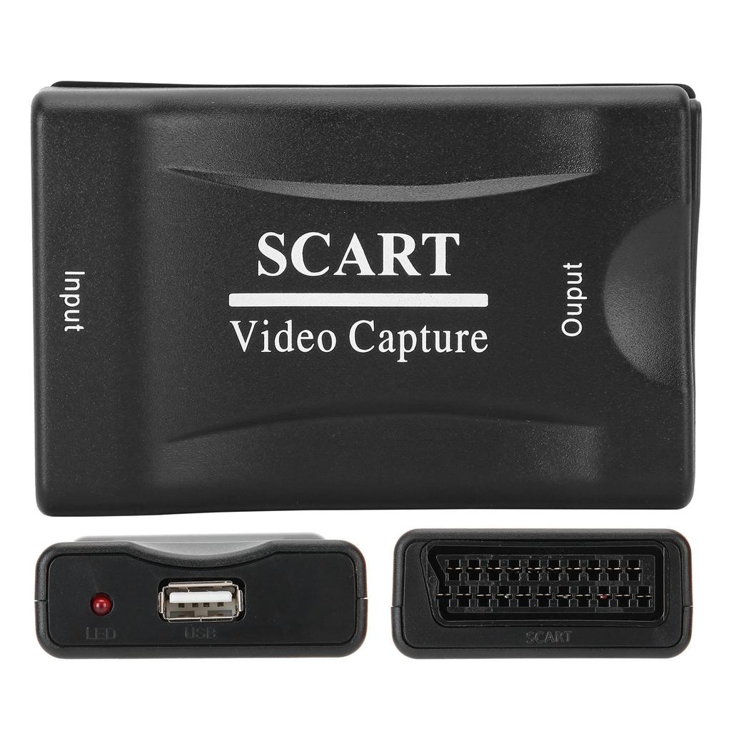 Professional USB2.0 SCART Capture Card Game Video Live Streaming Recording Box