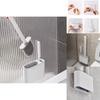 Multifunctional Silicone Toilet Brush Wall-mounted No Dead Angle Cleaning Tool