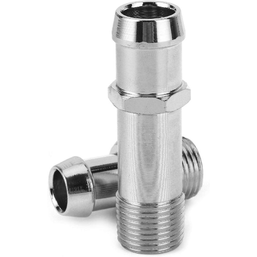 2Pcs Heater Hose Connector - Heater Hose Fittings for 3/4in Water Pump 5/8in Intake Auto Car Accessory