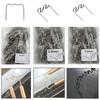 Nylon PVC ABS Reparatur Auto Stoßstangen Reparatur 0,6 mm Wellenklammern 1500 Stück Kunststoffschweißer Klammern Kit Wie abgebildet Automobilreparatur
