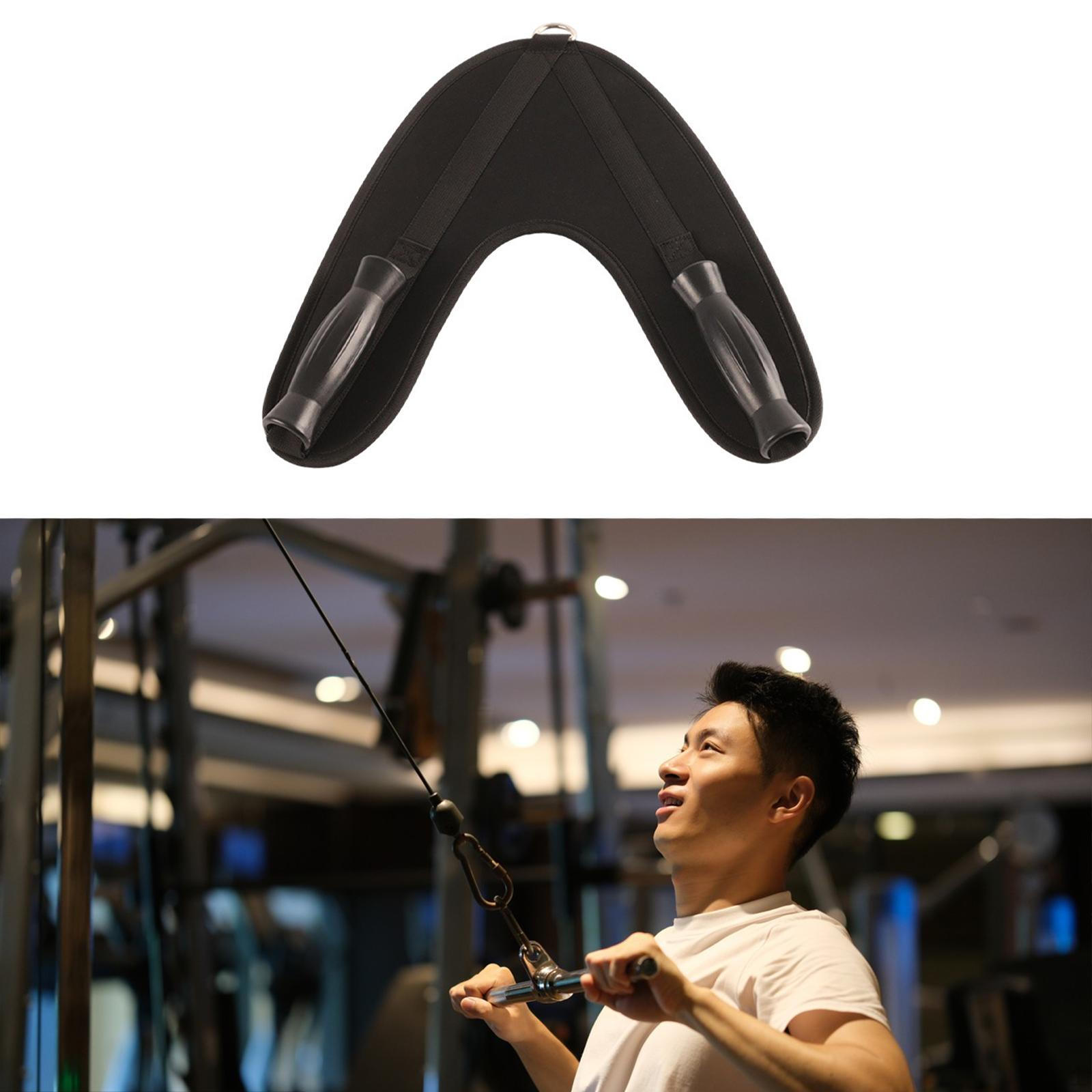 

Ремень для пресса и спины Удобный фитнес V-образный тяговый кабельный тренажер