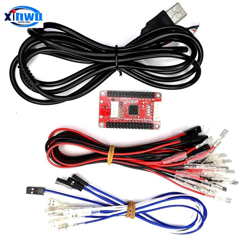Encoder USB Platine für PC für PS3 Android SOCD Zero Delay Hitbox Controller XBOX360 Joystick Kabel DIY SANW Arcade Spielautomat