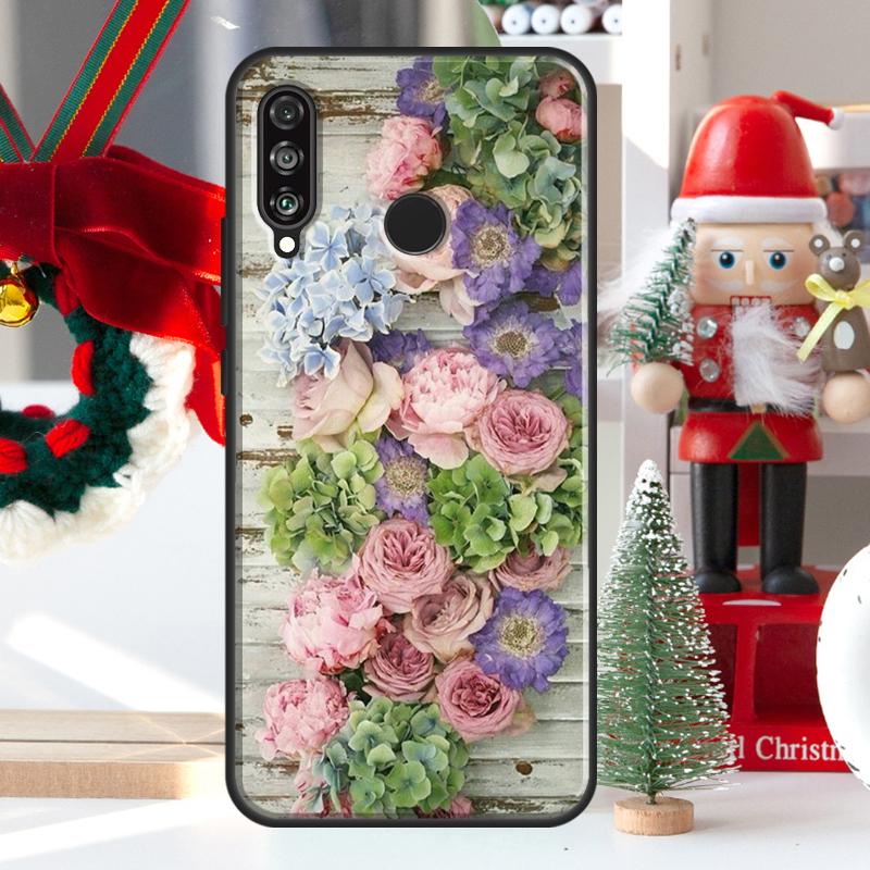 Lavender Peonies Flower For Huawei Nova 5T 9 10 SE 7i 8i 11i 12i Y73 Y72 Y61 Y91 Y60 Y70 Y90 P20 P40 P30 Lite Case