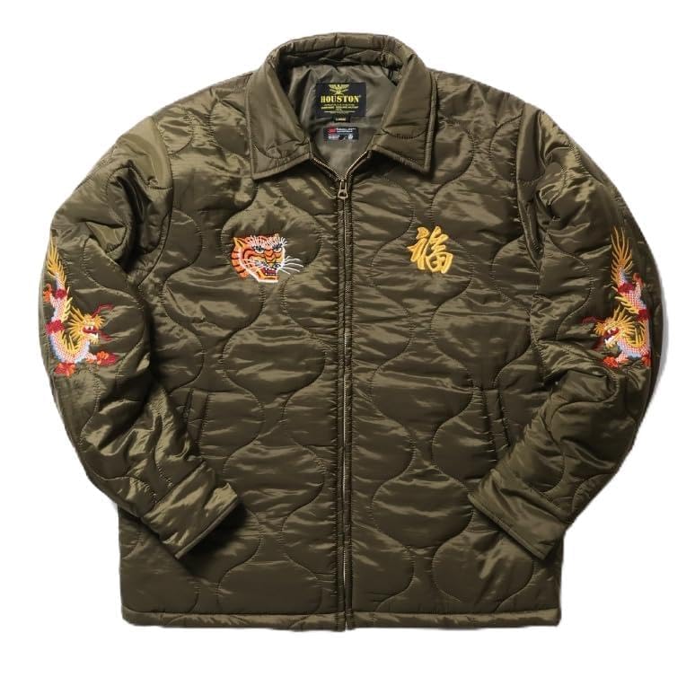 

КУРТКА ВЬЕТНАМСКАЯ СТЕГАНАЯ 51379 ОЛИВКОВО-ЗЕЛЕНАЯ [Houston] (ТИГР)