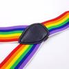 Clip on Suspenders+Striped Necktie+Bow Tie for Teen Girl Uniform Masquerades Tie