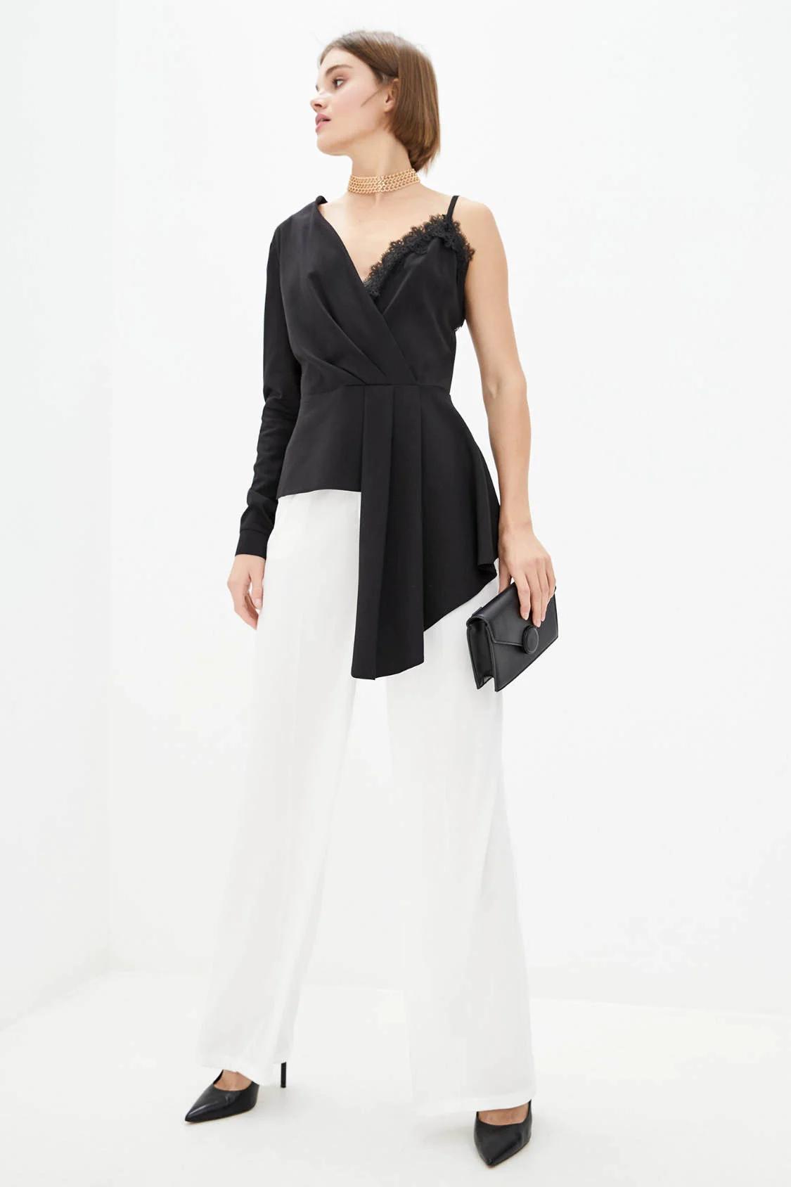 

Блуза Ora (83101) 42(S) прозорий колір чорний