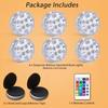 Boat Lights Wireless Battery Operated, Waterproof Marine Led Light for Deck Light Courtesy Interior Lights, for Fishing Kayak Duck Jon Bass Boat, RGB