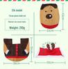 Ensemble de toilette de dessin animé de Noël: Housse de protection pour bonhomme de neige, elfe et cerf avec repose-pieds