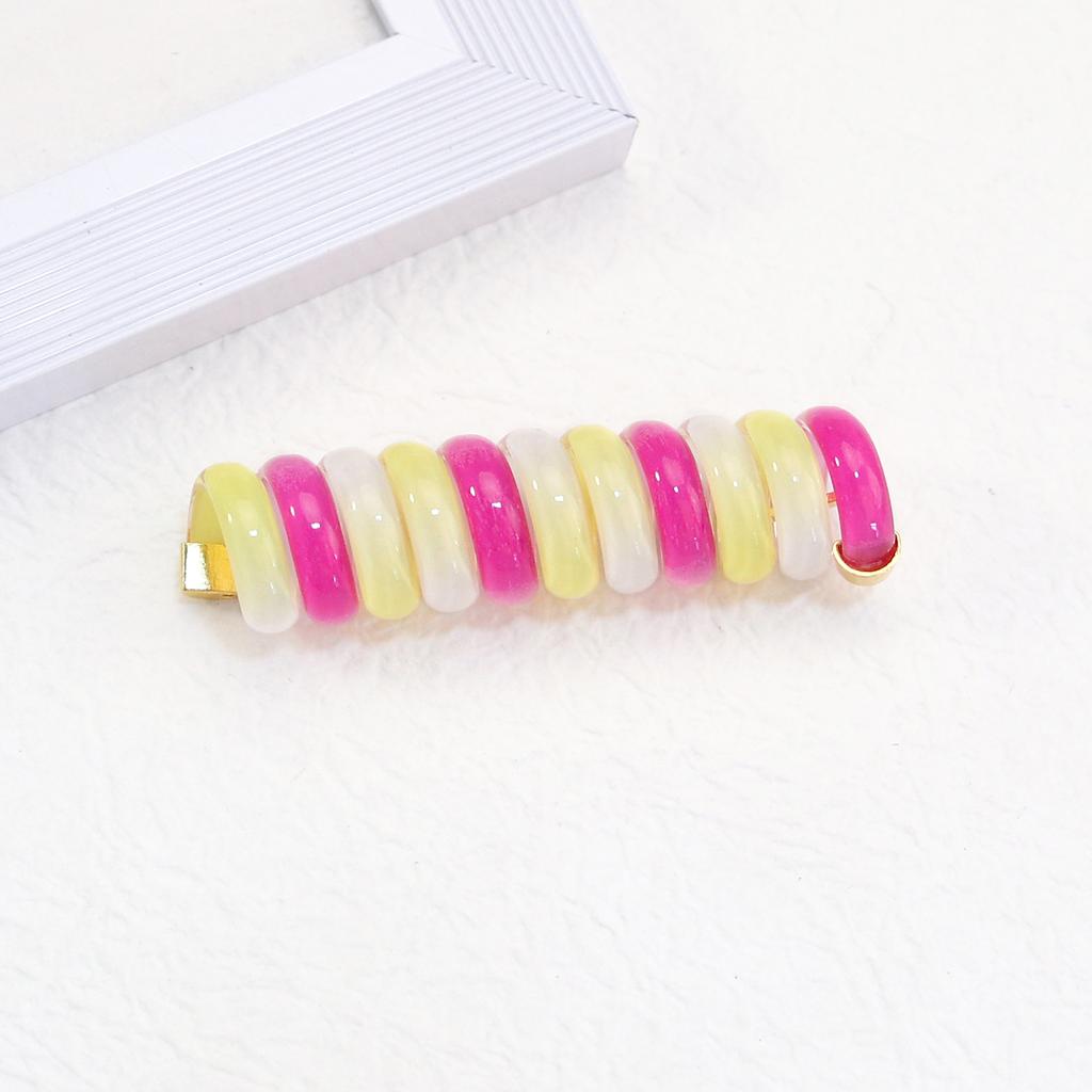 Rainbow Elastic Rubber Bands For Children Girls Telephone Wire Hair Ties Hairbands Hair Rope Ponytail Hair Accessories