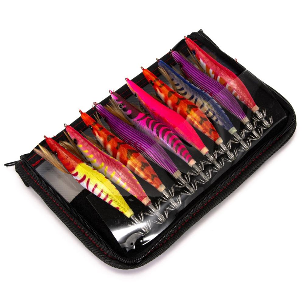 

Светящиеся деревянные креветки, крючки для кальмаров, приманки для креветок с джигами для кальмаров, крючки, рукава для каракатицы, джиг-крючки