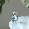 Creative Liuli Zibo Animal Crystal Ornaments: Healing Cat & Dog Glass Handicrafts for Desktop