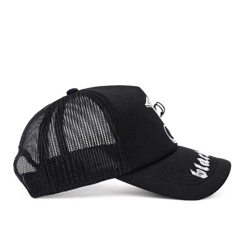 BLACKBLOND BBD Sketch Logo Trucker Mesh Cap (Black)