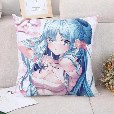 Body Pillow Cover M-Miku Cushion Covers for Bed Pillows Car Decoration Sofa Cushions Decorative Pillowcase Fall Decor Home