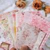 100 Pcs Vintage Scrapbooking Paper Collage Paper Self-Adhesive Stickers for Scrapbooking Journal DIY Decoration Scrapbook Paper