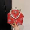 Pearl Embroidery Banquet Bag Cheongsam Accessories Hanfu Clutch Bag Chinese Style Handbag  Party
