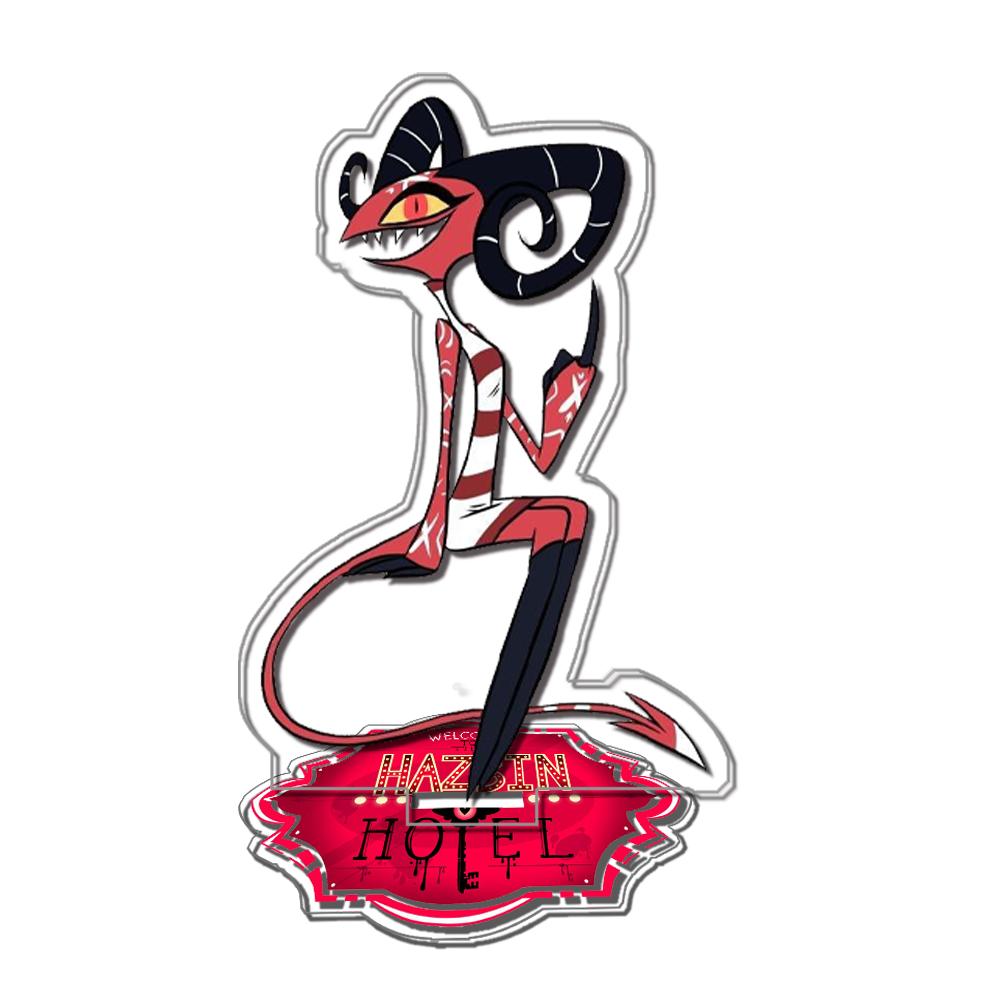 Hazbin Hotel Alastor Angel Dust Charlie Octavia Stella Standee Anime Game Collection Acrylic Material DIY Desktop Decoration Toy