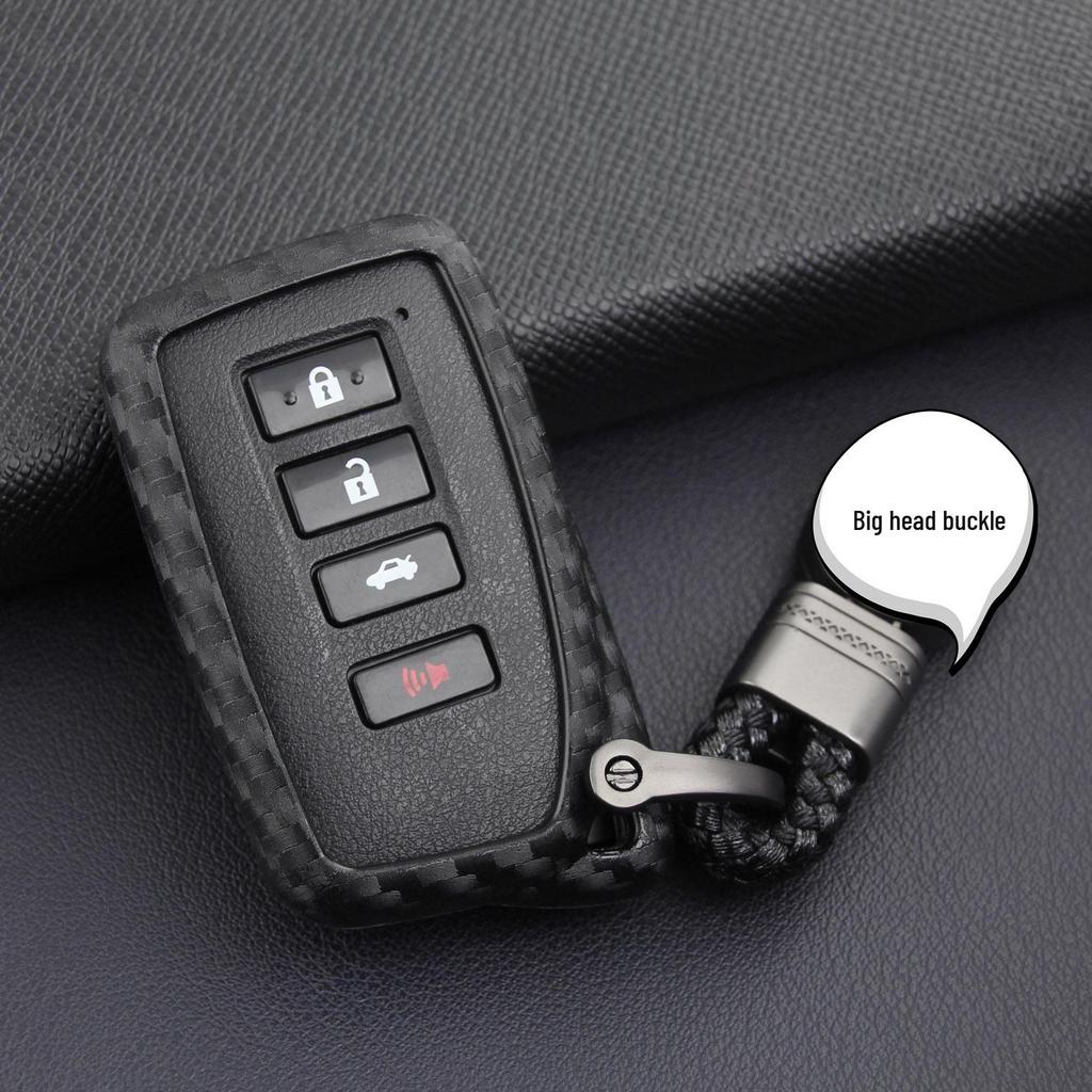 Lexus Smart Series Carbon Fiber Silicone Remote Key Cover