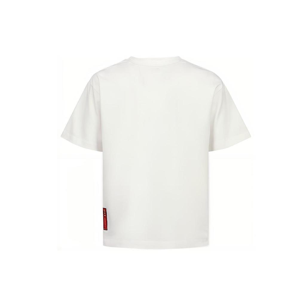 Evisu Seagull Logo Loose Fit Crew Neck Short Sleeve T-Shirt Men Tops White 2ESHTM3TS535RXCT