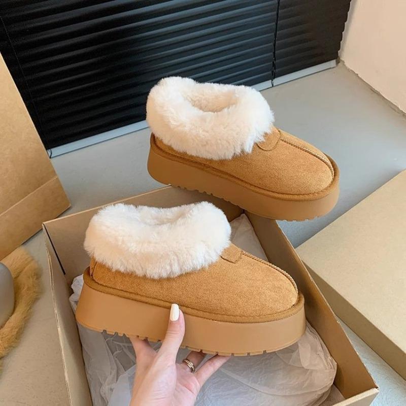 High-top Snow Boots for Women, Padded Women's Shoes, New Style Shoes, Low-top Cotton Shoes
