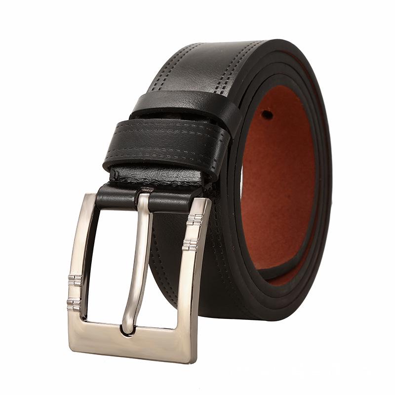 Men's Trendy All-Match PU Belt with Alloy Pin Buckle for Jeans