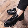 Sapatos masculinos nova marca de moda sapatos masculinos slip on tendência lantejoulas sapatos masculinos para festa de negócios sapatos mocassins ao ar livre sapatos masculinos mocassins