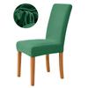 Jacquard Dining Chair Cover Elastic Chair Covers Solid Color Seat Slipcovers Universal Size For Dining Room Kitchen Home Decor