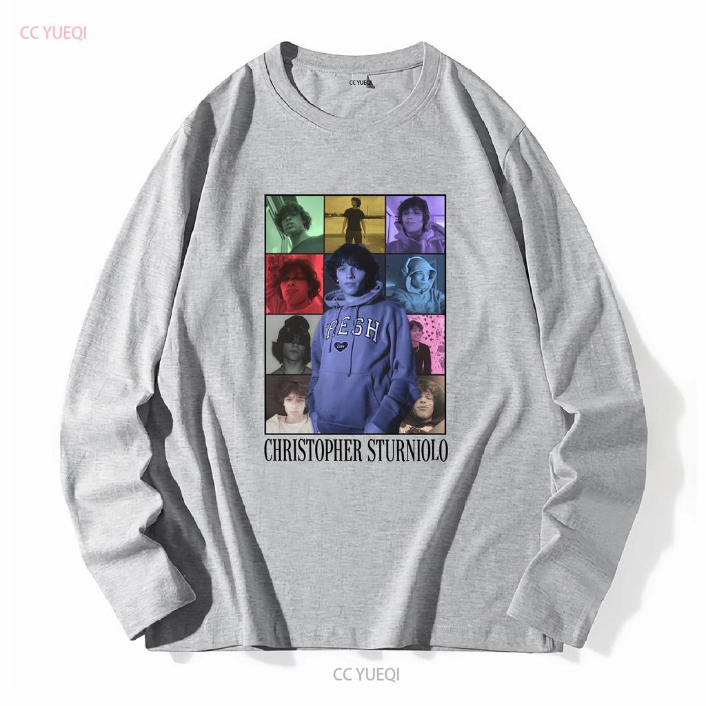 Christopher Sturniolo Eras Tour shirt Chris T Triplets long or short sleeves vintage Washed Versatile Breathable