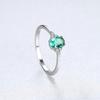 S925 Ring Sterling Silber Damen Ring Einfache Mode OL Zirkon Ring Frauen Ringe