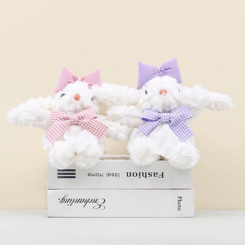 Eared Big Rabbit Stuffed Animal Keychain Plush Toy For Childrens Gift Idea