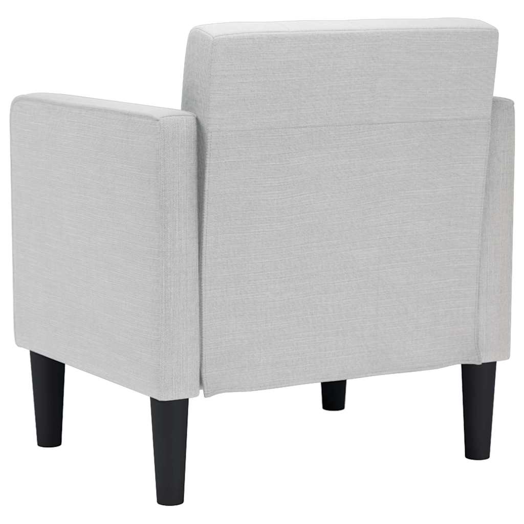 Armchair with Armrests Cloud Grey 53 Cm Fabric