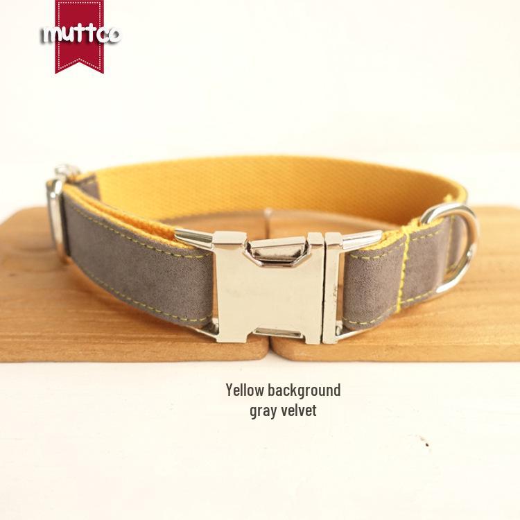 Handmade Creative Denim Dog Collar Medium
