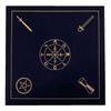 Podložka na tarotové karty Oltář Tarotové látky Tarotové ubrusy Sametová astrologie Tarot Tarot Věštění desková hra Tarotové karty Ubrus Oracle Card Pad