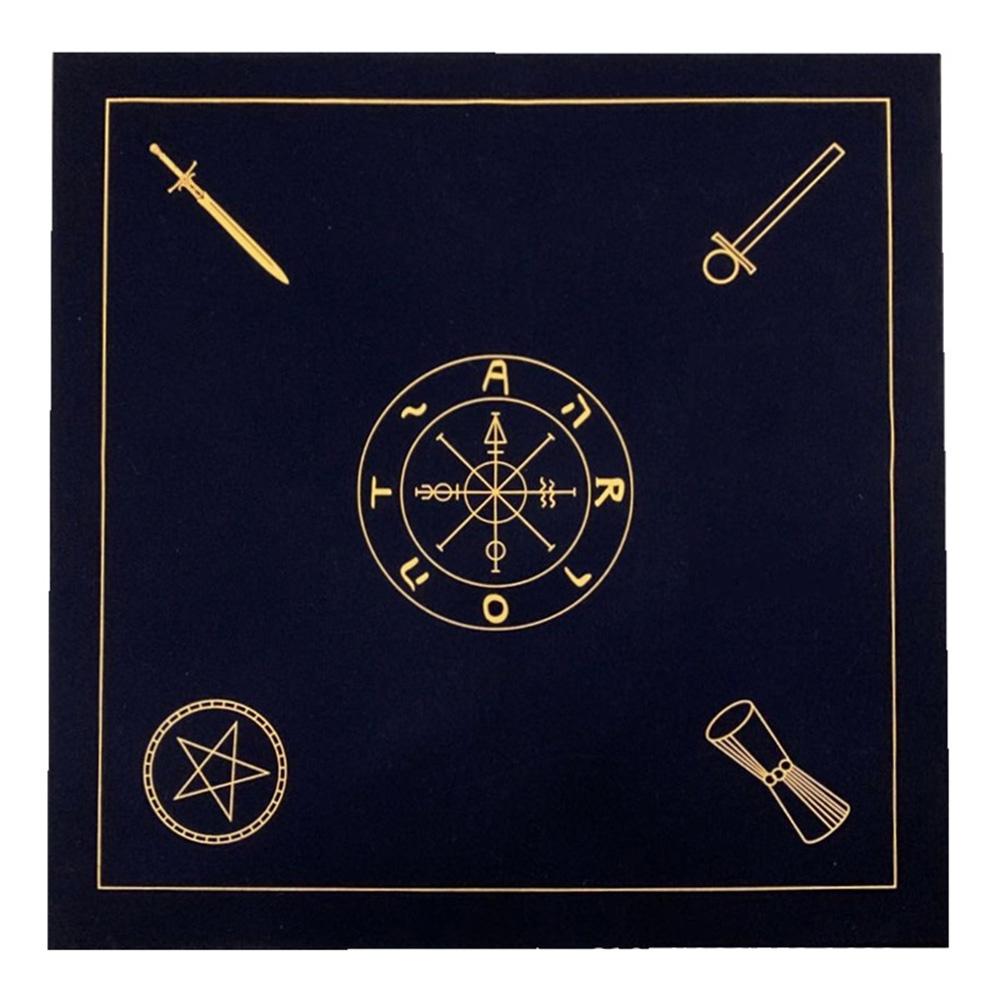 Podložka na tarotové karty Oltář Tarotové látky Tarotové ubrusy Sametová astrologie Tarot Tarot Věštění desková hra Tarotové karty Ubrus Oracle Card Pad