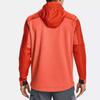 Under Armour ColdGear Colorblock Breathable Training Hooded Jacket Men Outerwear Orange 1320710-830