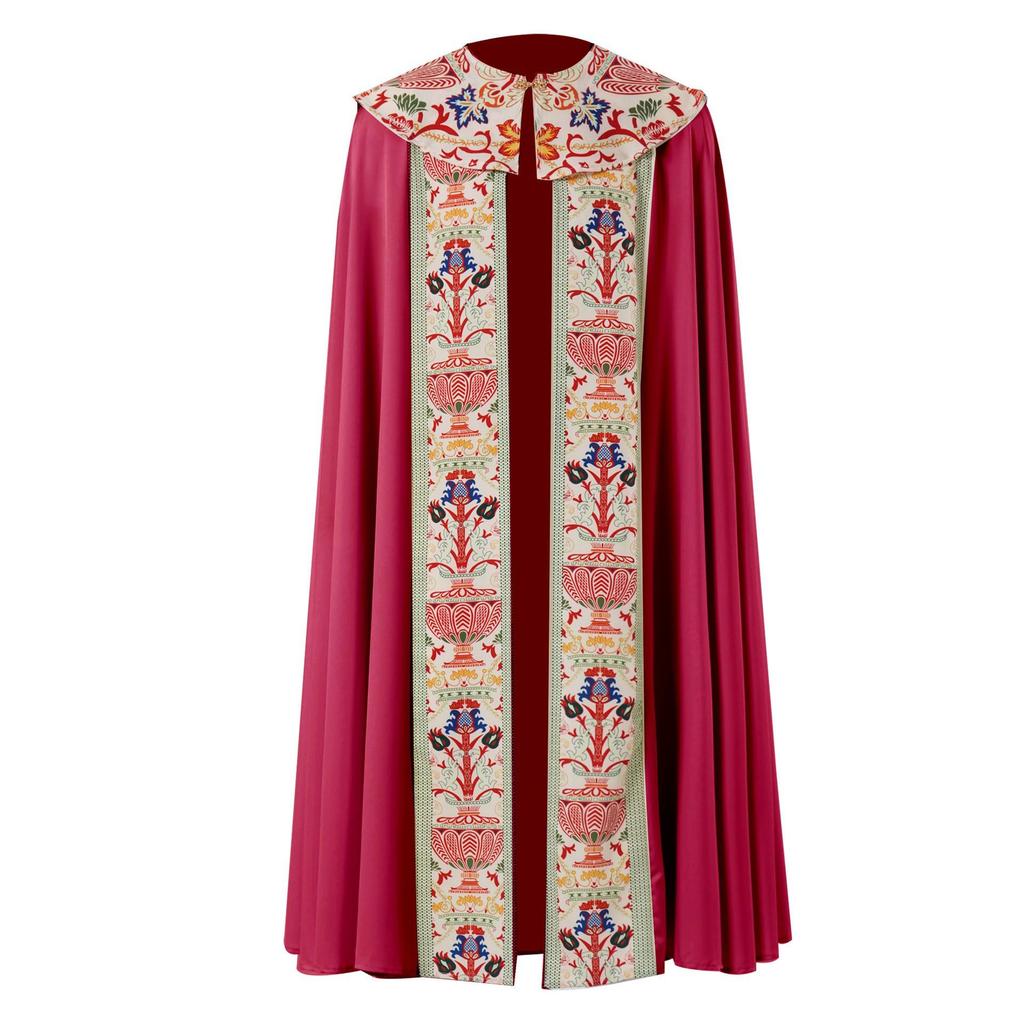 European Medieval Court Cloak Costume for Halloween & Stage Performances