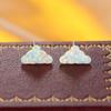 Minimalist Design Cloud Earrings Fresh and Versatile Mini Non Removable Exquisite Ear Hole Care