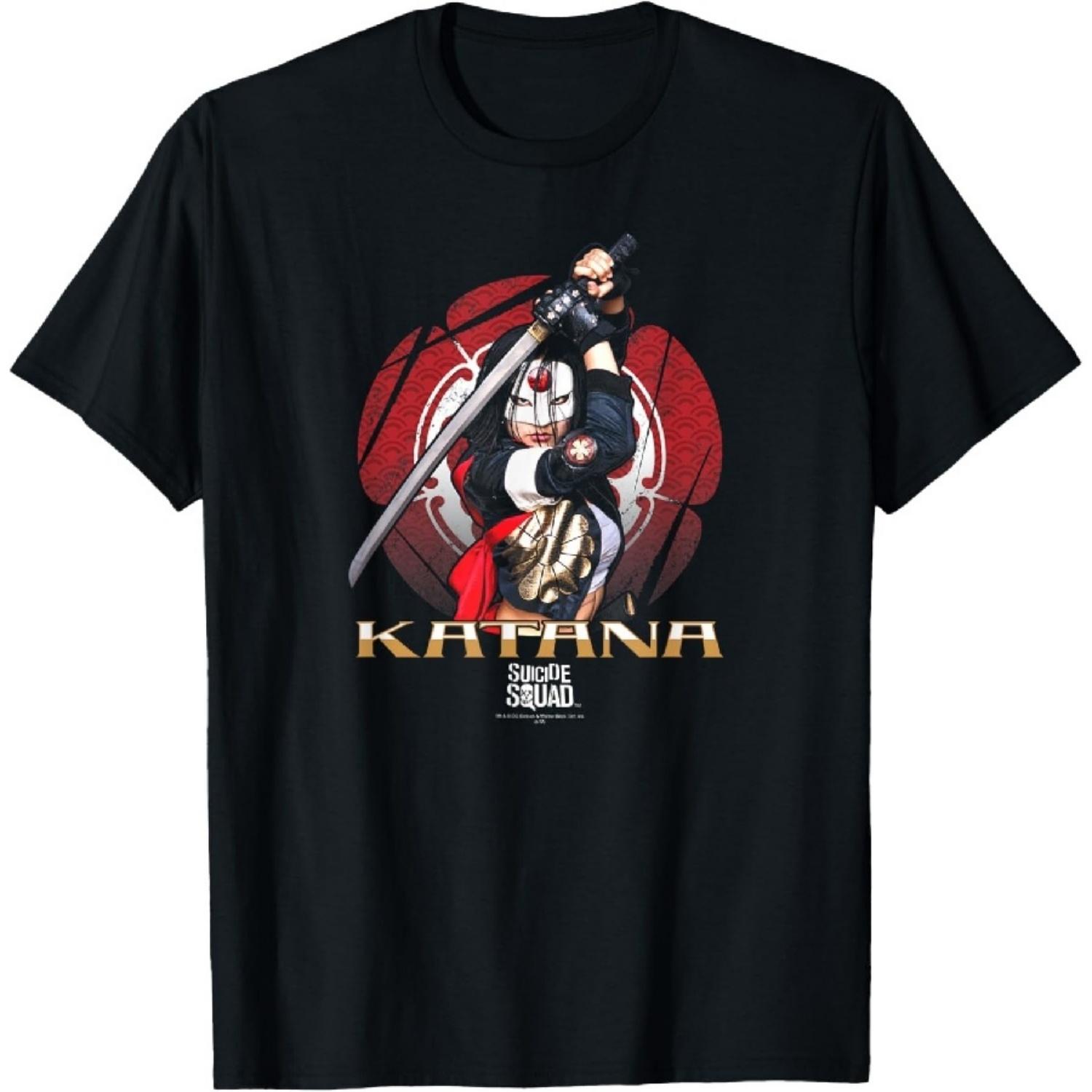 Футболка Suicide Squad Катана Цветок S