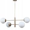 Pendant Lamp Ceiling Chandelier Balls Gold Modern Led Milky