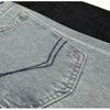 Men's Summer Blue Straight-Leg Five-Point Shorts