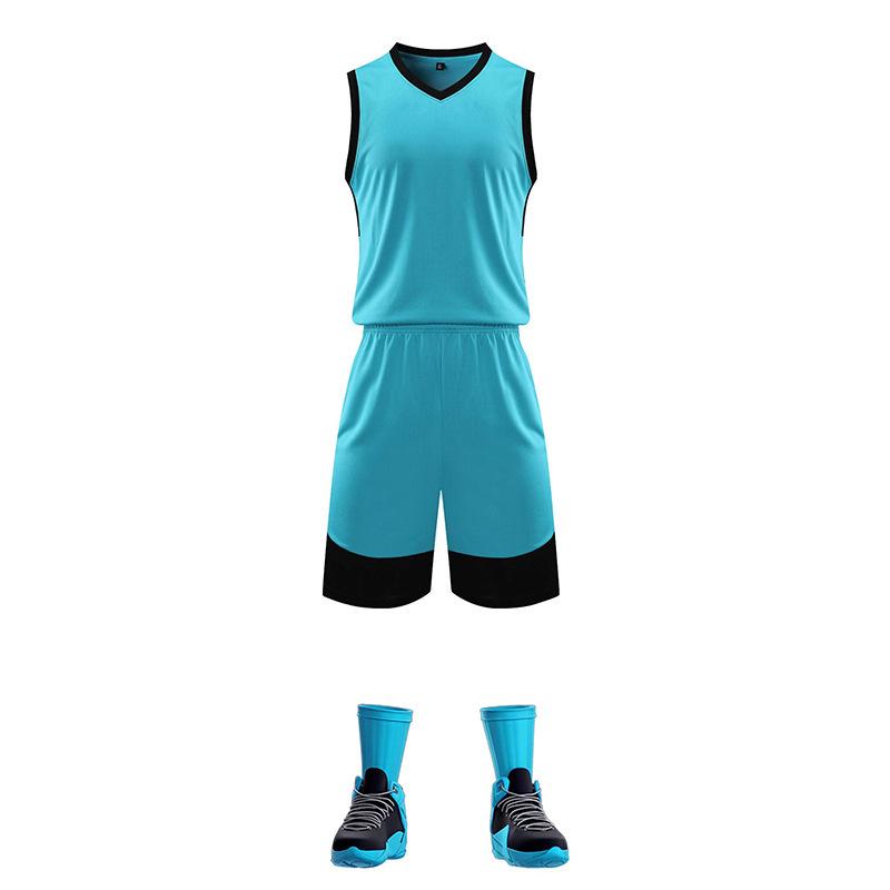 Custom Plus Size Men's Basketball Training Uniform Set