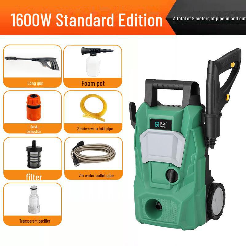 

Компактная машина для мойки автомобилей высокого давления - портативный и мощный насос для очистки