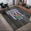 West Brom Flannel Pattern Square Carpet,Area Rug,Carpet Rug for Living Room Bedroom Sofa Playroom Decor,Non-slip Floor Mat
