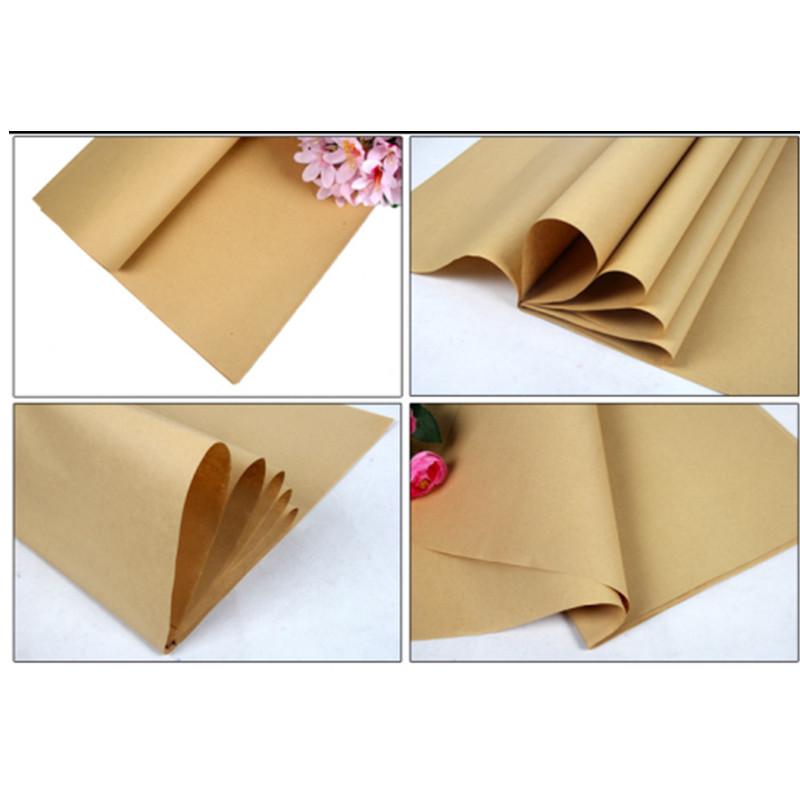 Pure - Color Kraft Paper: Thickened Florist Supplies, High - End Wrapping Paper for Floral Bouquets 60*60CM
