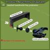 Car Mount for Volkswagen ID.7 VW ID7 2025 2024 15"Screen Mobile Phone Holder Wireless Charging Stand Gravity Bracket Accessories