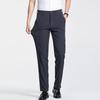 LangSha Men's Business Casual Straight-Leg Pants