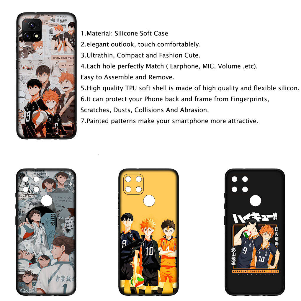 for Samsung Galaxy S25 S24 S23 Ultra FE Plus A17 A37 A57 A56 A55 A06 A16 A15 A36 A26 A35 A05 A25 A54 A34 Phone Case Haikyuu Shoyo Haikyuu Poster Cover