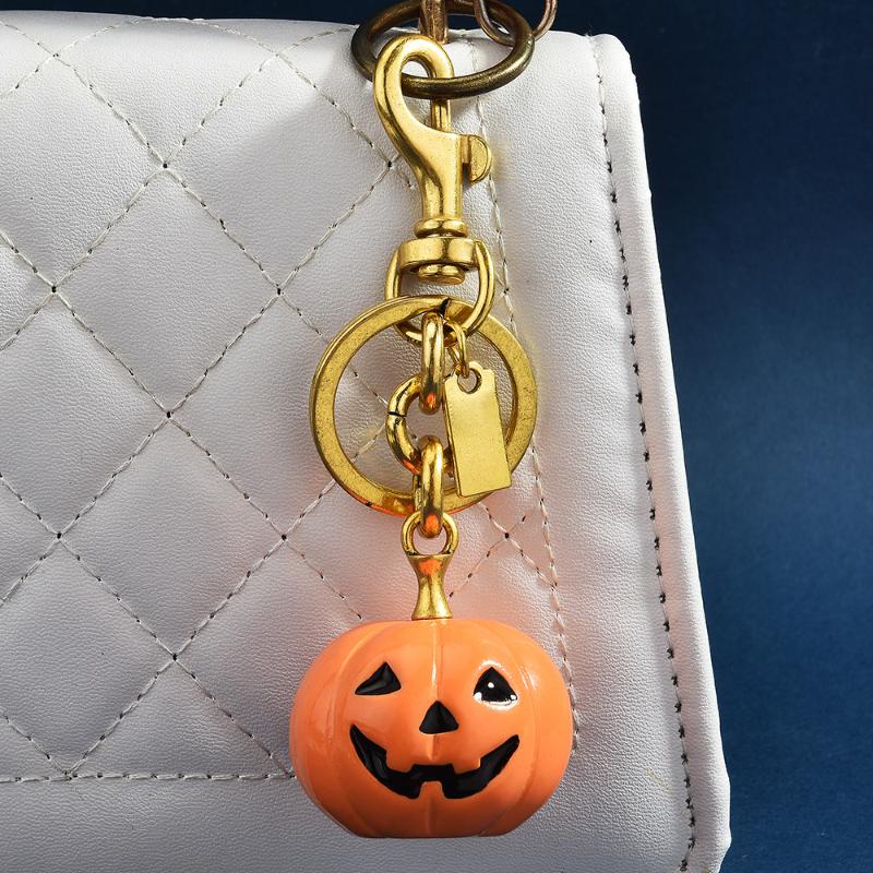 Halloween Pumpkin Keychain Keyring Funny Pumpkin Pendant Bag Charms Halloween Party Gifts Decorations For Women Men Kids
