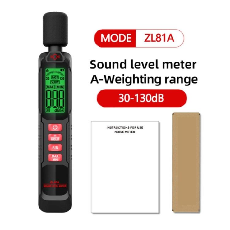 Convenient Handheld Noise Meter Easy To Read Digital Display Noise Meter Monitors for Actual Time Sound Level