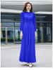 White Flowing Chiffon Beach Dress with Large Hem Skirt - Summer Long Style for Women