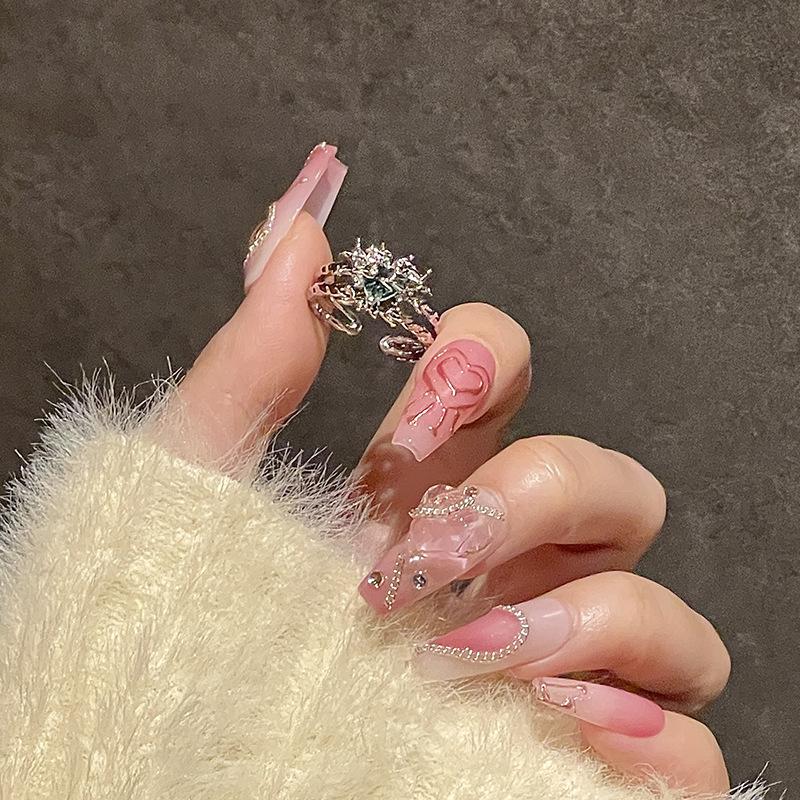 Niche Design Bat Opal High-End Sense Black And White Gemstone Open Ring Women'S Cold Wind French Ring